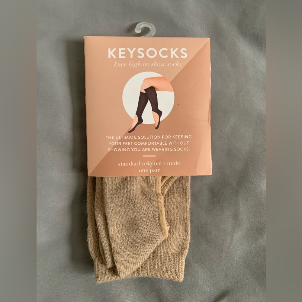 Keysocks Knee High No Show Socks